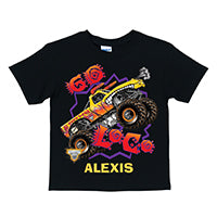 Monster Jam Go Loco Black T-shirt
