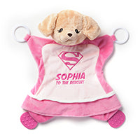 Personalized GUND Supergirl Yvette Activity Blanket