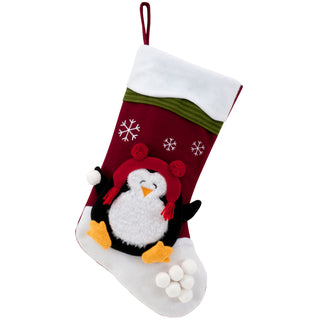 Personalized Snowcap Character Stocking - Penguin