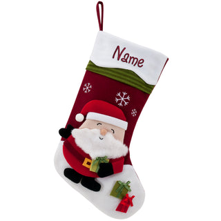 Personalized Snowcap Character Stocking - Santa