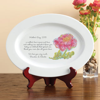A Mother's Love Personalized Platter