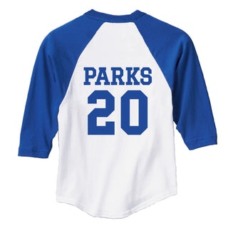 Personalized Blue Sports Jersey T-Shirt