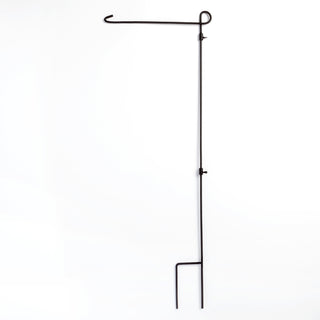 Wrought Iron Garden Flag Stand