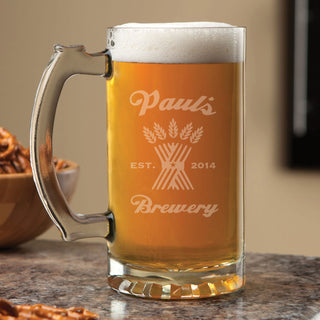 My Brewery Personalized 16 Oz Beer Mug