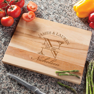 Happy Couple Personalized Cutting Board