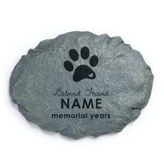 Beloved Friend Personalized Dog Memorial Garden Stone