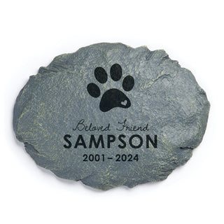 Beloved Friend Personalized Dog Memorial Garden Stone