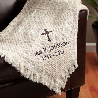 Personalized Memorial Throw