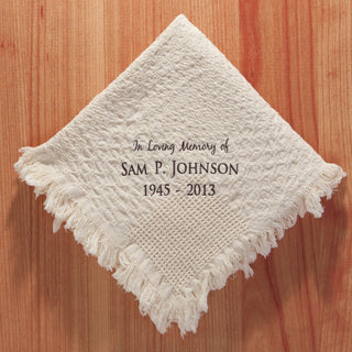 Personalized Memorial Throw