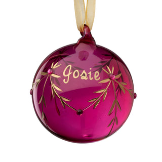 Personalized Birthstone Ornament---July