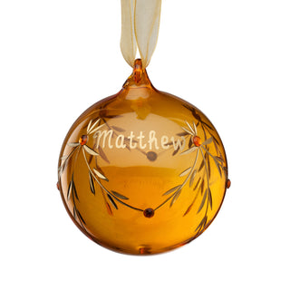 Personalized Birthstone Ornament---November