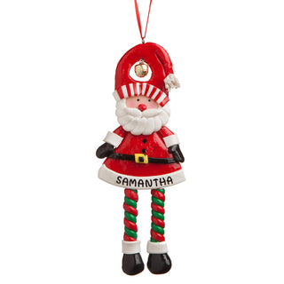 Personalized Claydough Santa Ornament