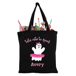 Personalized Girly Ghost Treat Bag