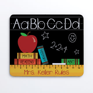 Teachers Rule Personalized Mouse Pad