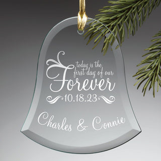 Today Is The First Day Of Forever Personalized Ornament