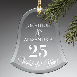 Happy Anniversary Personalized Ornament