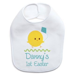 Boy's First Easter Personalized Bib