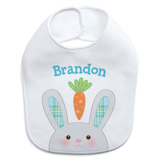 Boy Bunny Personalized Bib