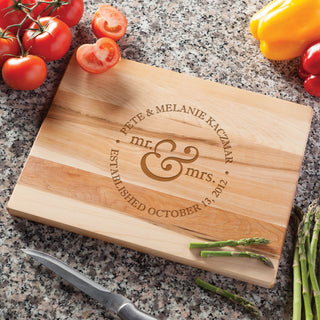 Mr. & Mrs Personalized Cutting Board