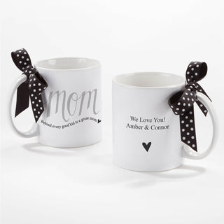 First A Mother Personalized White Coffee Mug - 11 oz.