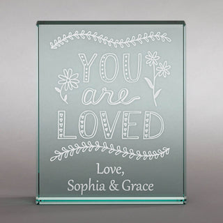 You Are Loved 4"x5" Personalized Keepsake