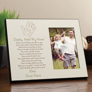Daddy Hold My Hand Personalized Frame