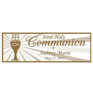 First Communion Personalized Banner