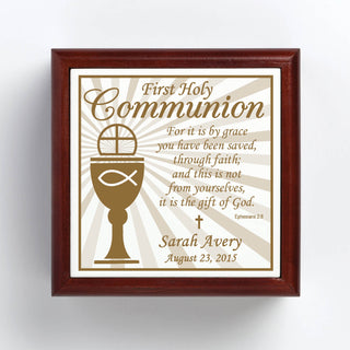 First Communion Personalized Keepsake Box