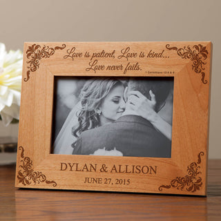 Love Is Patient Personalized Frame