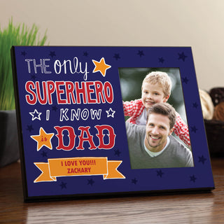 Superhero Dad Personalized Frame