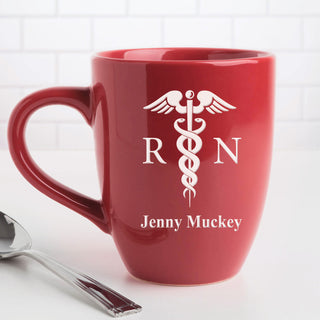 RN Personalized Bistro Mug