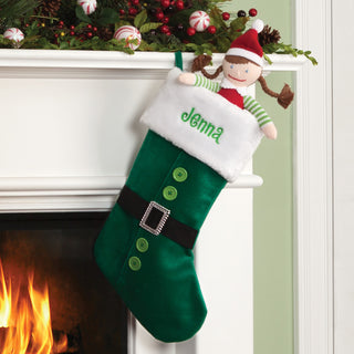 Personalized Elf Coat Stocking