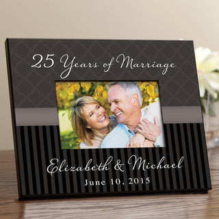 Happy Anniversary Personalized Frame
