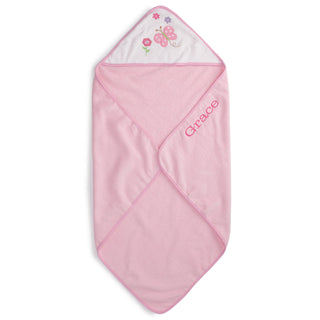 Personalized Hooded Towel With Butterfly