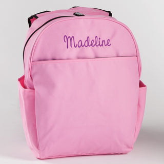 Personalized Pink Backpack