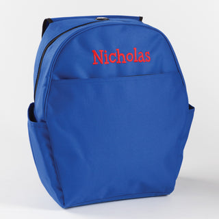 Personalized Blue Backpack