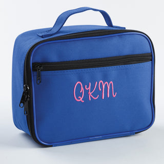 Personalized Blue Lunch Bag