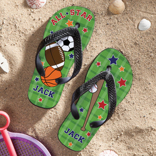 All Star Youth Personalized Flip Flops---Small