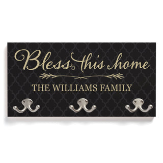Bless This Home Personalized Coat Hanger