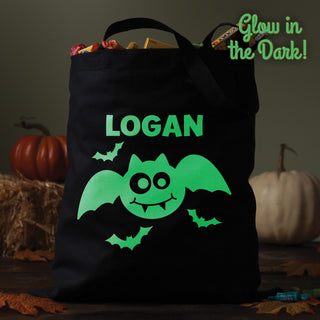 Batty Bat Personalized Glow In The Dark Treat Bag