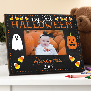 My First Halloween Personalized Frame