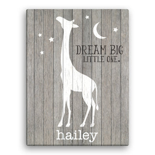 Dream Big Little One Personalized 18x24 Canvas