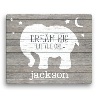 Dream Big Little One Personalized 16x20 Canvas