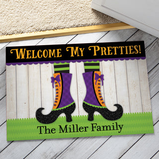 Welcome My Pretties! Personalized Doormat - 18x27 Inch, 1/8" Thin
