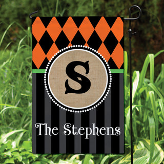 Halloween Greetings Personalized Garden Flag