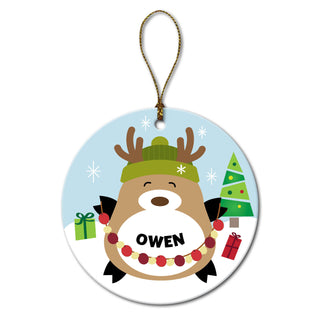 Reindeer Personalized Ornament