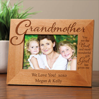 Personalized Wood Frame For Grandma