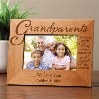 Personalized Wood Frame For Grandparents