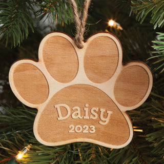 Special Dog Personalized Wood Ornament