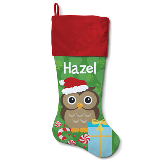Personalized Owl Stocking